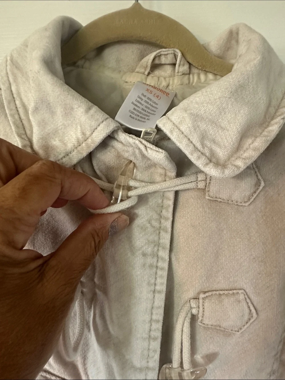 Gymboree Light Beige Toggle Pea Coat